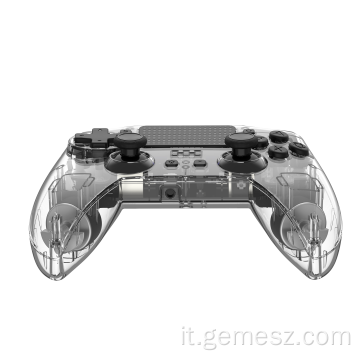 Joystick per controller gamepad wireless trasparente per PS4